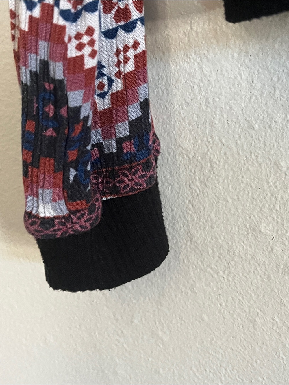 Chloe & Katie Floral Geo Zip Bomber Jacket - (has pockets) - Picture 5 of 8